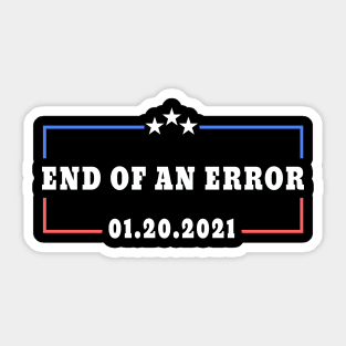 end of an error Sticker